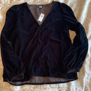 Black Velvet blouse